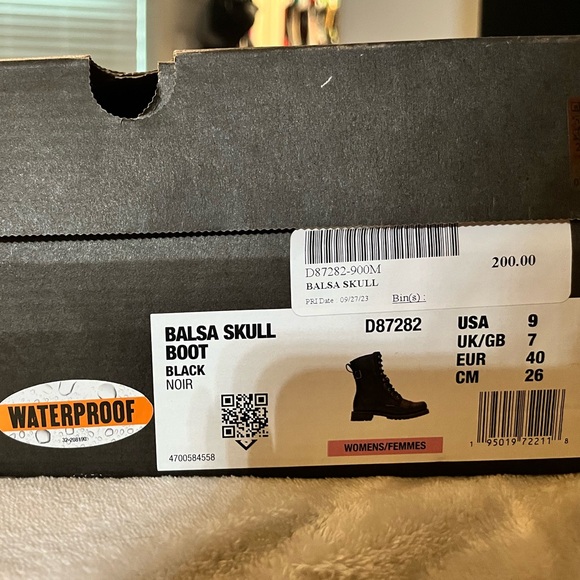Harley Davidson Waterproof Balsa Skull black boots - Picture 2 of 3